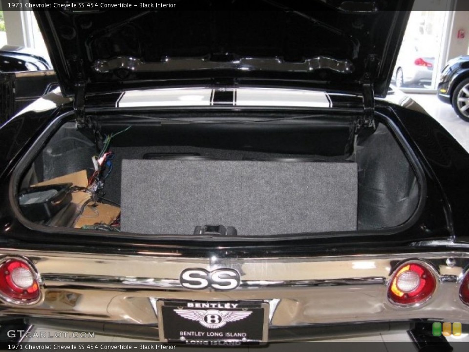 Black Interior Trunk for the 1971 Chevrolet Chevelle SS 454 Convertible #40223354