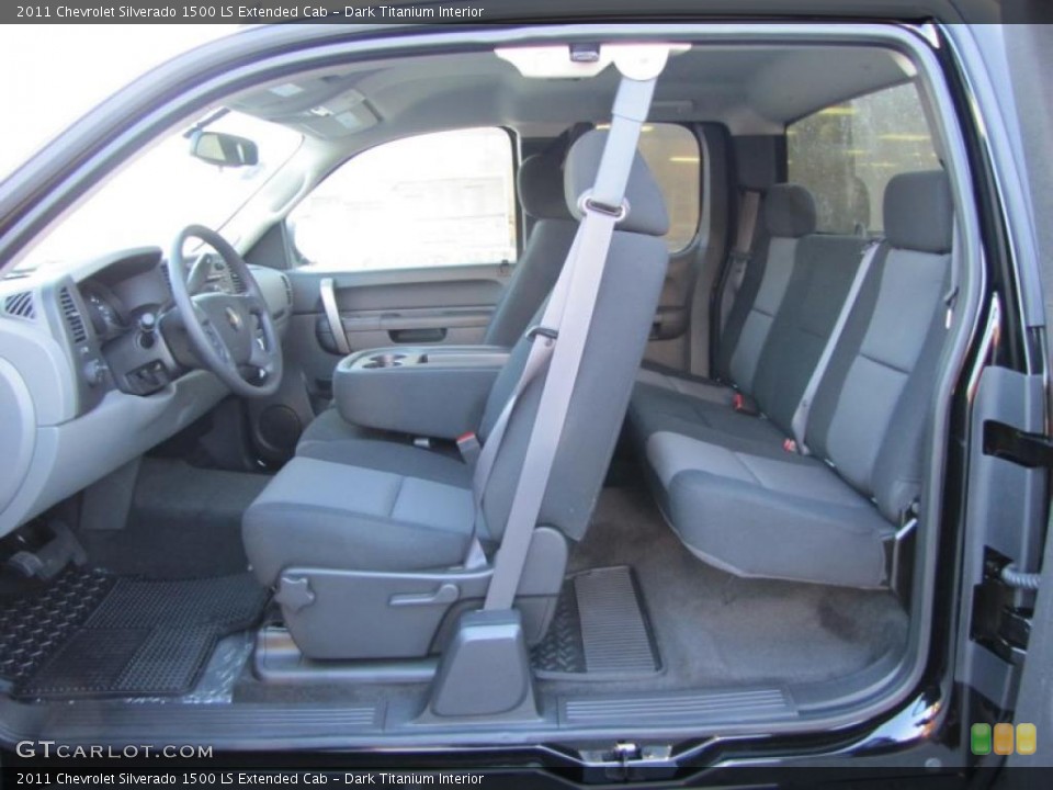 Dark Titanium Interior Photo for the 2011 Chevrolet Silverado 1500 LS Extended Cab #40223894