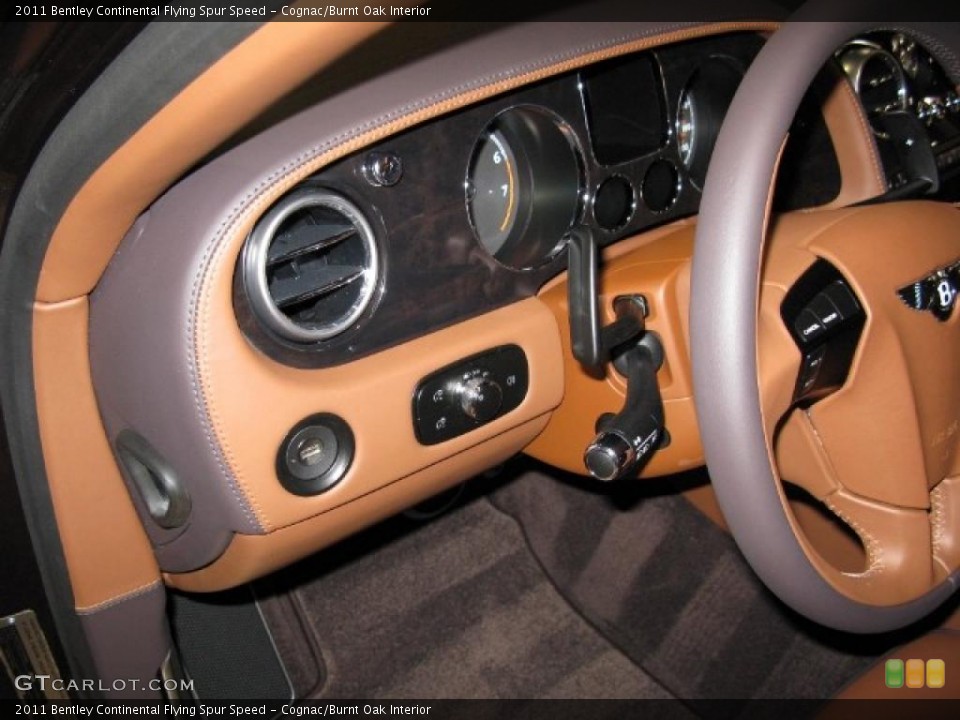 Cognac/Burnt Oak Interior Controls for the 2011 Bentley Continental Flying Spur Speed #40223978