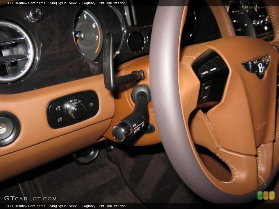 Cognac/Burnt Oak Interior Controls for the 2011 Bentley Continental Flying Spur Speed #40223994