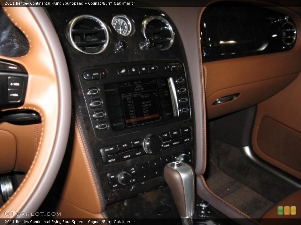 Cognac/Burnt Oak Interior Controls for the 2011 Bentley Continental Flying Spur Speed #40224046