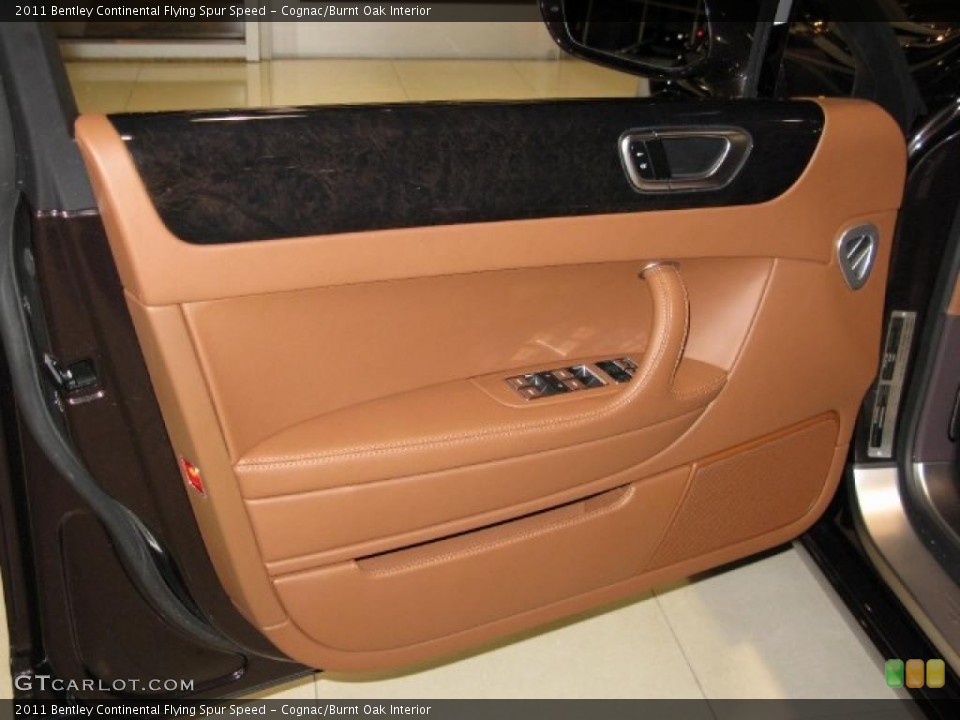 Cognac/Burnt Oak Interior Door Panel for the 2011 Bentley Continental Flying Spur Speed #40224144