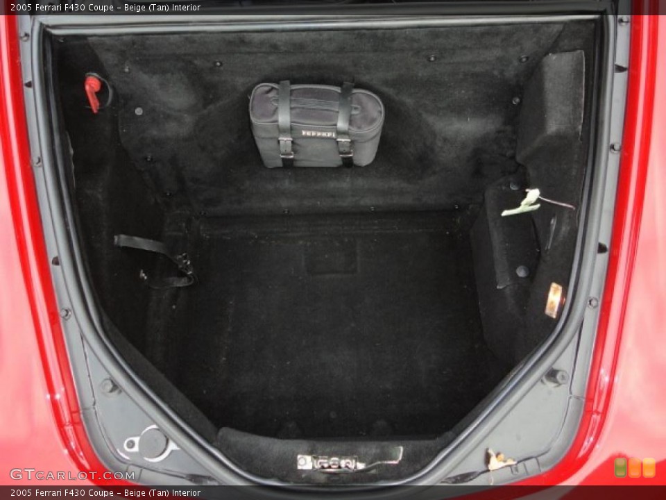 Beige (Tan) Interior Trunk for the 2005 Ferrari F430 Coupe #40224326