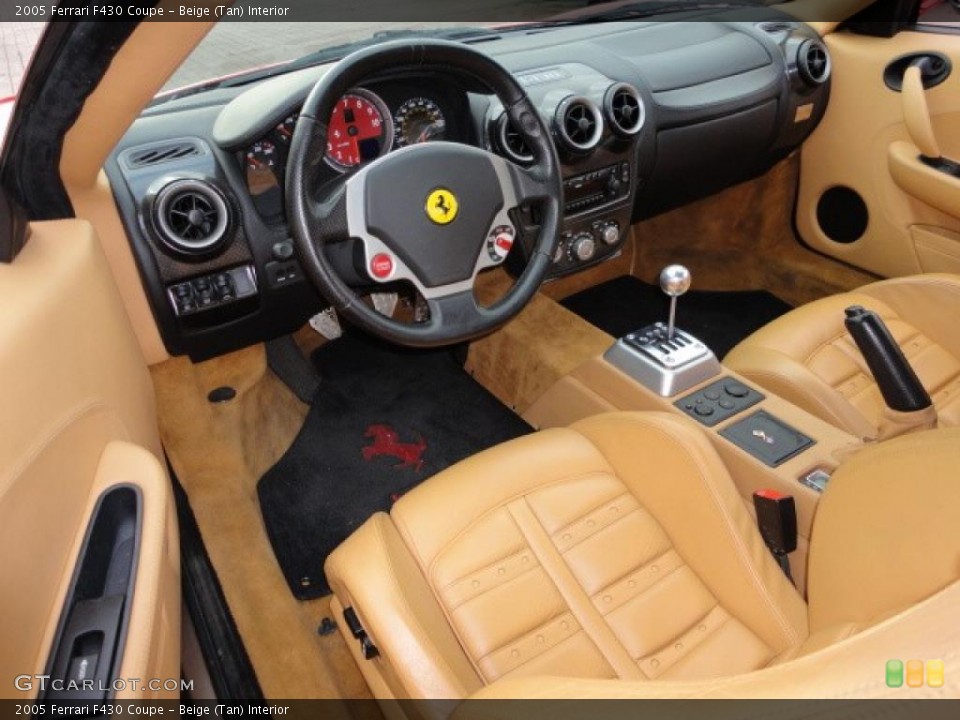 Beige (Tan) Interior Prime Interior for the 2005 Ferrari F430 Coupe #40224510