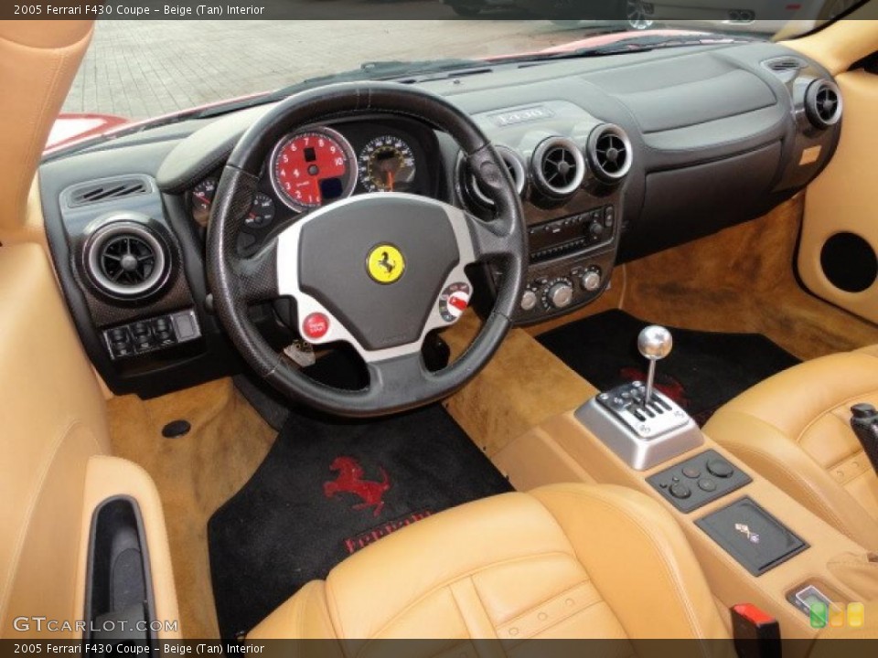 Beige (Tan) 2005 Ferrari F430 Interiors