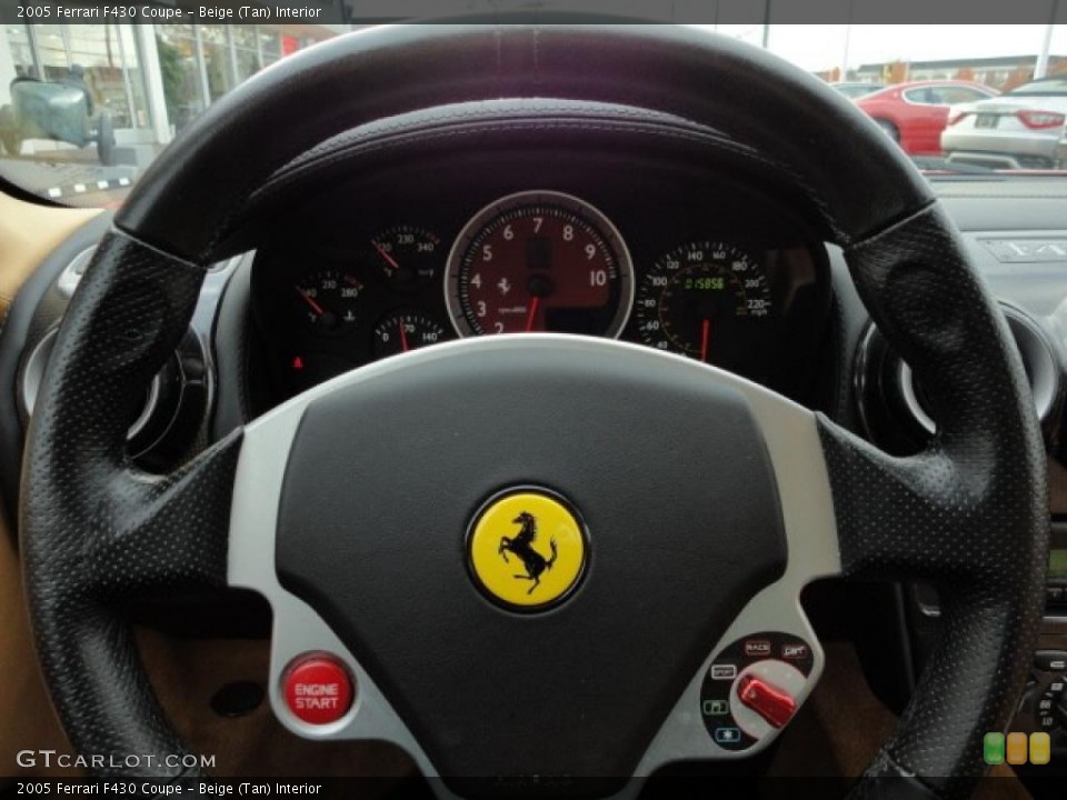 Beige (Tan) Interior Controls for the 2005 Ferrari F430 Coupe #40224562