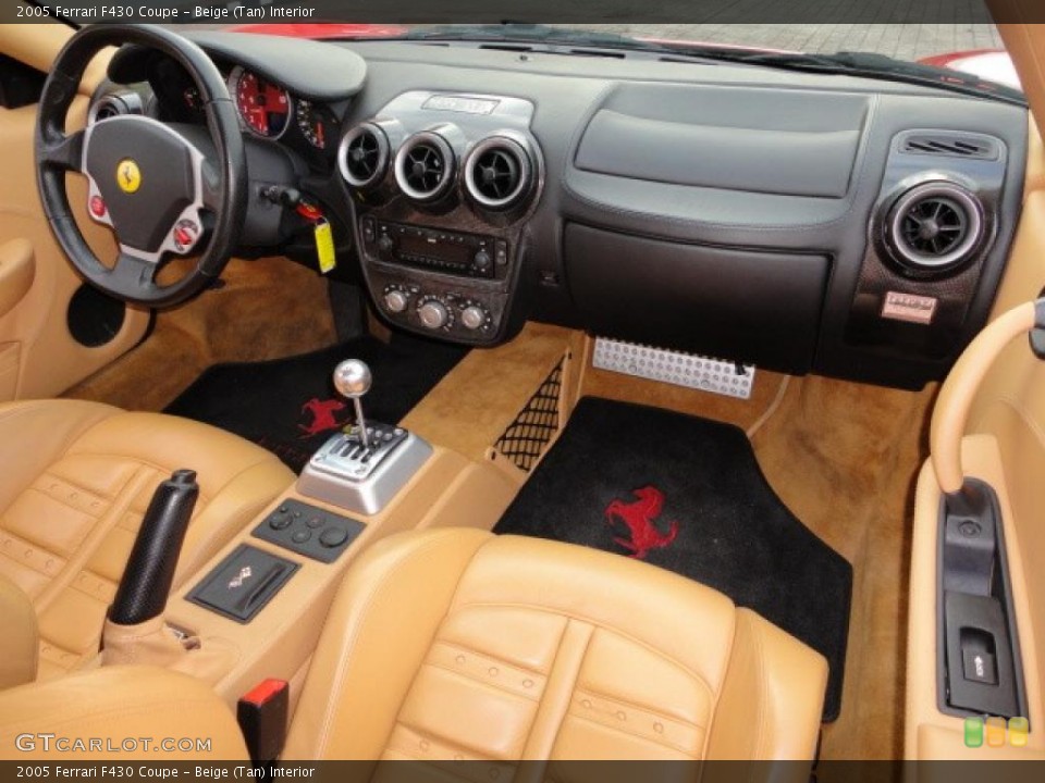 Beige (Tan) Interior Dashboard for the 2005 Ferrari F430 Coupe #40224702