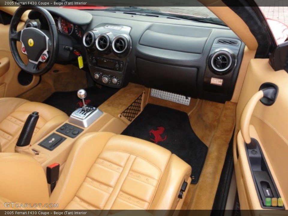 Beige (Tan) Interior Dashboard for the 2005 Ferrari F430 Coupe #40224714