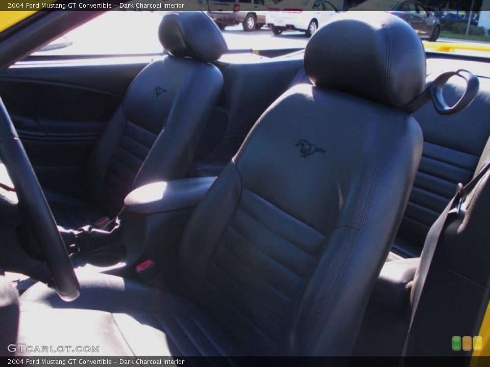 Dark Charcoal Interior Photo for the 2004 Ford Mustang GT Convertible #40225012