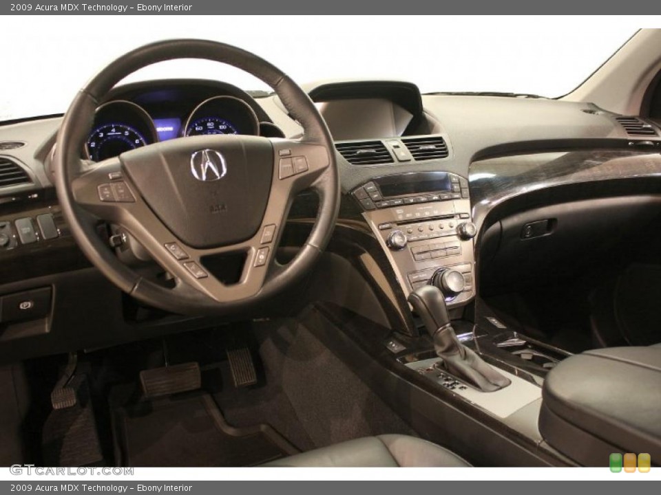 Ebony Interior Prime Interior for the 2009 Acura MDX Technology #40226622