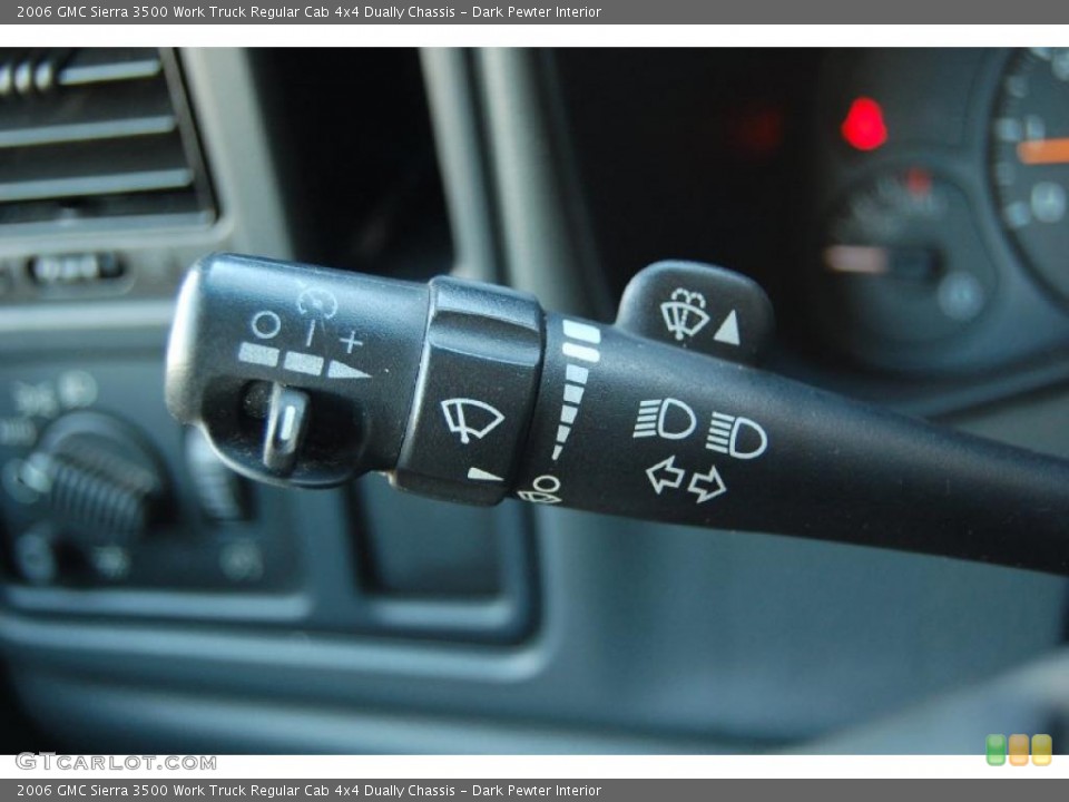 Dark Pewter Interior Controls for the 2006 GMC Sierra 3500 Work Truck Regular Cab 4x4 Dually Chassis #40229862