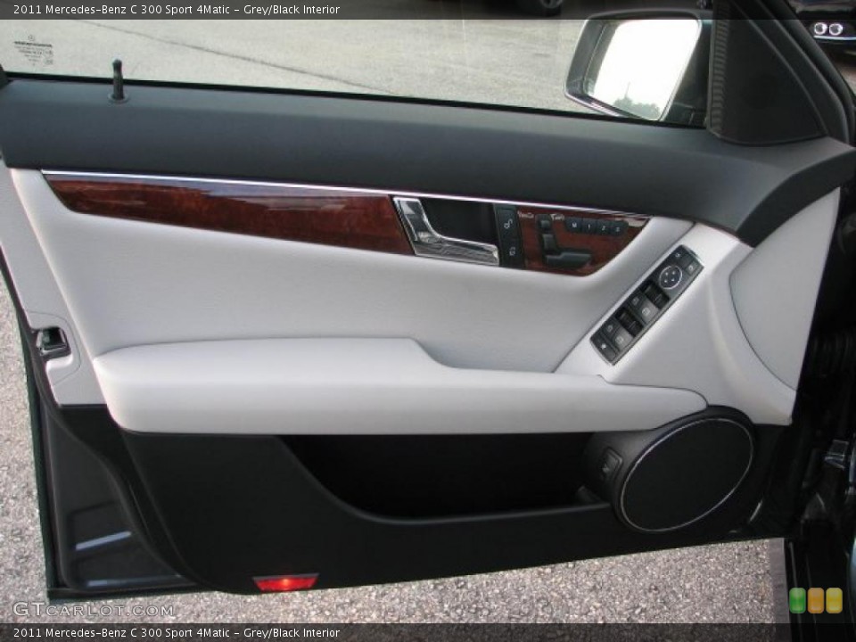 Grey/Black Interior Door Panel for the 2011 Mercedes-Benz C 300 Sport 4Matic #40230122