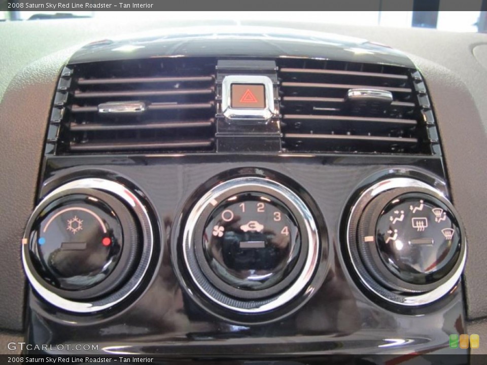 Tan Interior Controls for the 2008 Saturn Sky Red Line Roadster #40230642