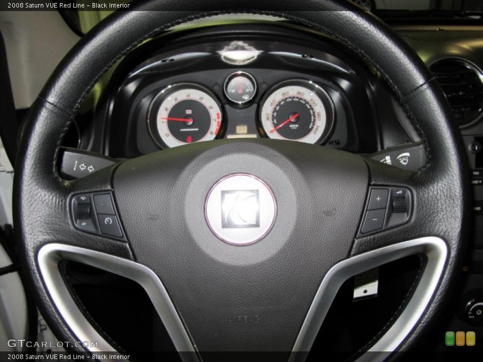 Black Interior Steering Wheel for the 2008 Saturn VUE Red Line #40231346