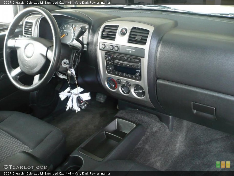 Very Dark Pewter Interior Dashboard for the 2007 Chevrolet Colorado LT Extended Cab 4x4 #40231686