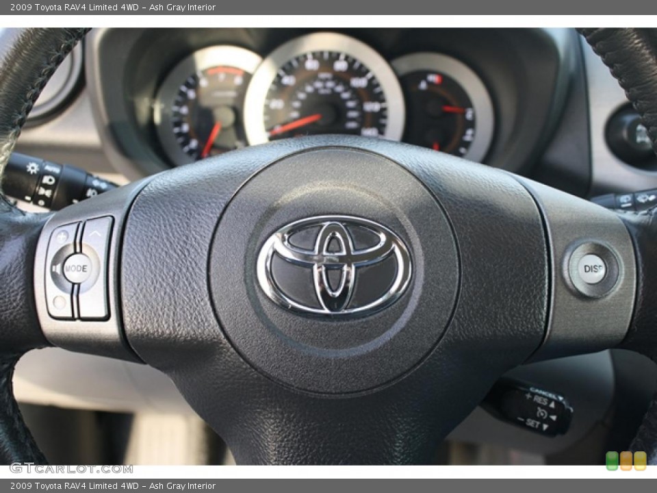 Ash Gray Interior Steering Wheel for the 2009 Toyota RAV4 Limited 4WD #40233722