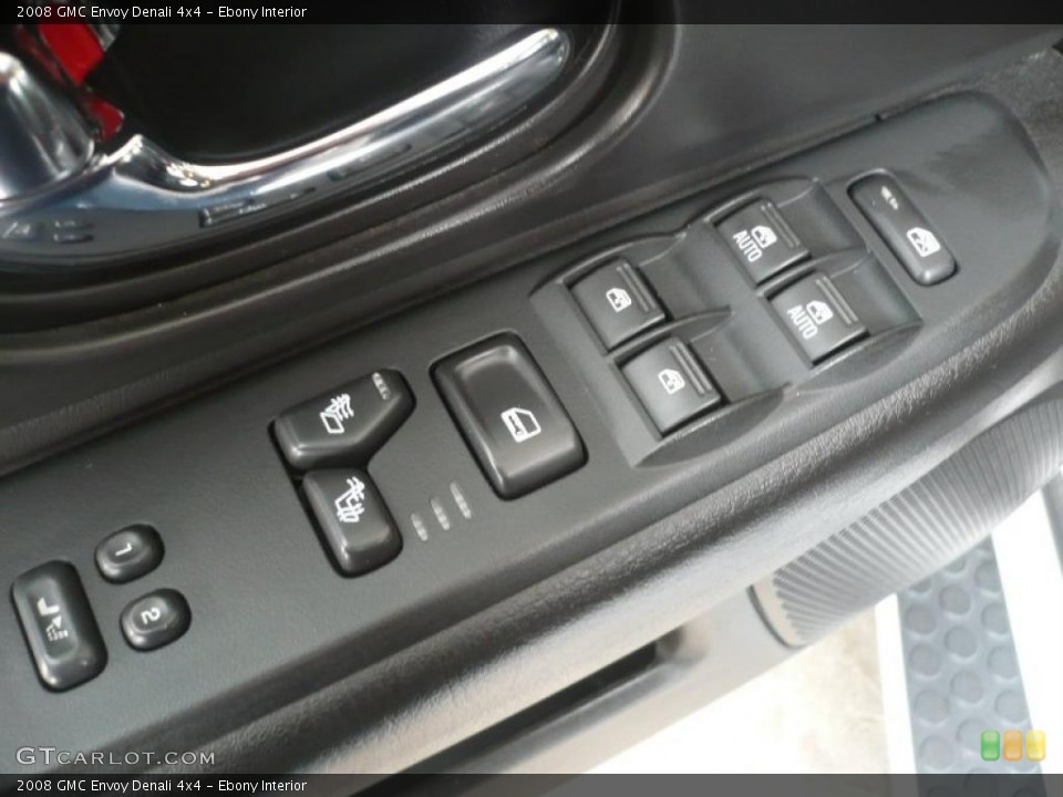 Ebony Interior Controls for the 2008 GMC Envoy Denali 4x4 #40234190