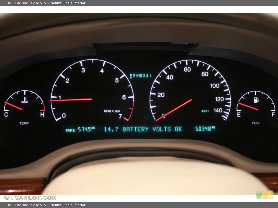 Neutral Shale Interior Gauges for the 2000 Cadillac Seville STS #40234214