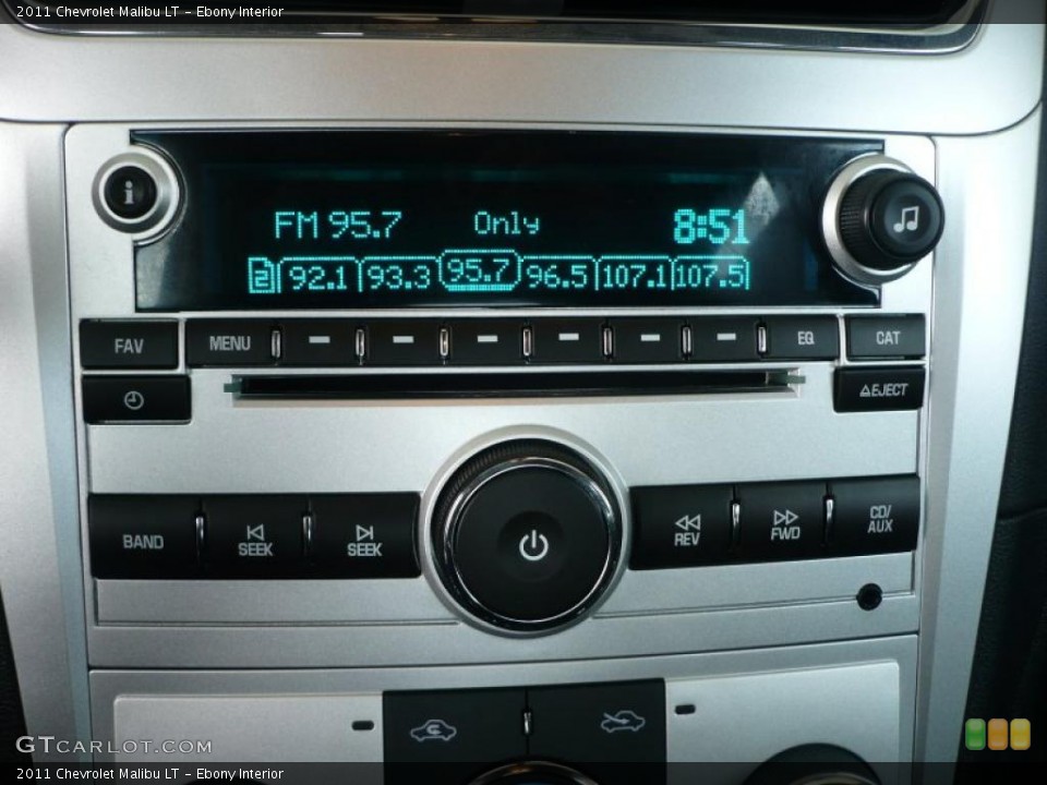 Ebony Interior Controls for the 2011 Chevrolet Malibu LT #40238570