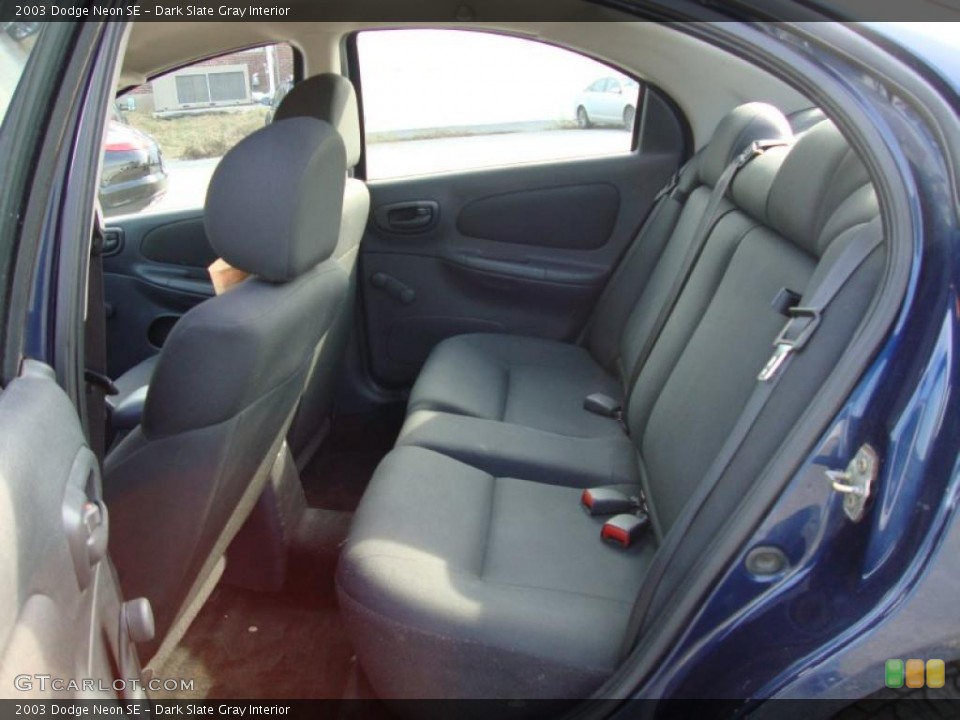 Dark Slate Gray Interior Photo for the 2003 Dodge Neon SE #40239014
