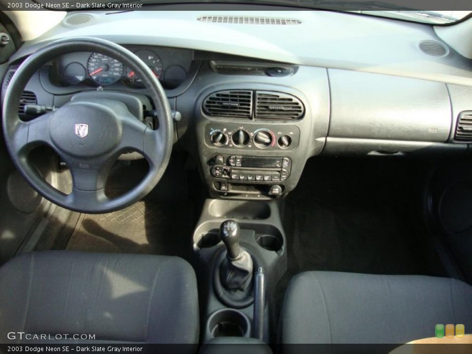 Dark Slate Gray 2003 Dodge Neon Interiors