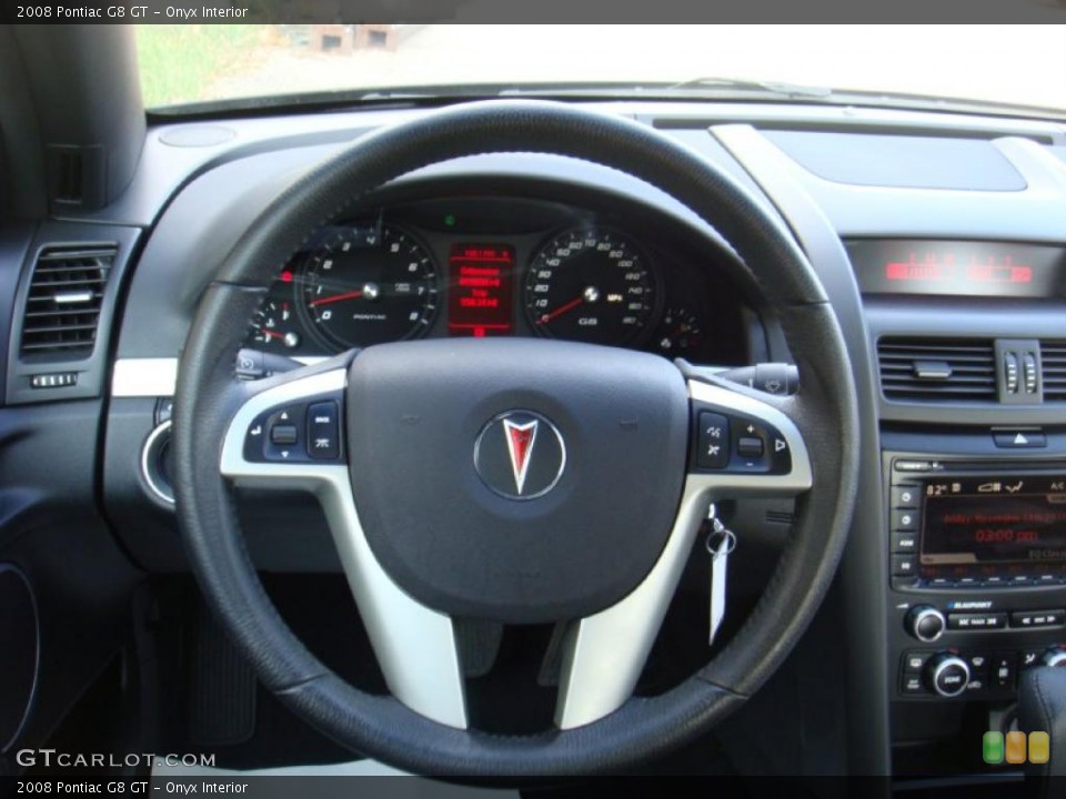 Onyx Interior Steering Wheel for the 2008 Pontiac G8 GT #40239962