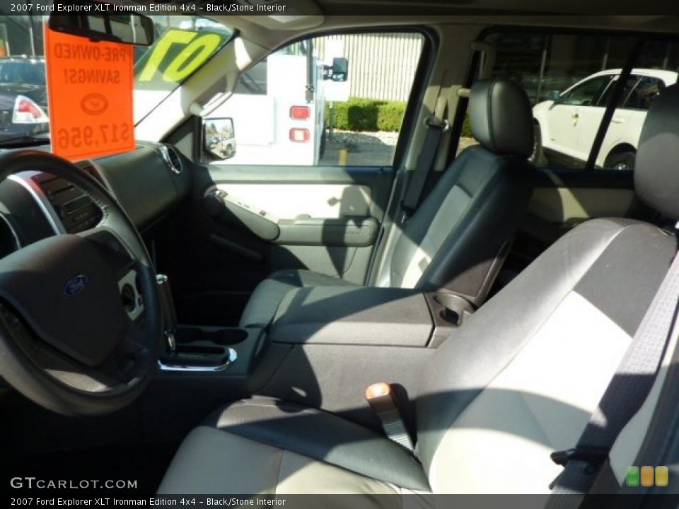 Black/Stone Interior Photo for the 2007 Ford Explorer XLT Ironman Edition 4x4 #40246202
