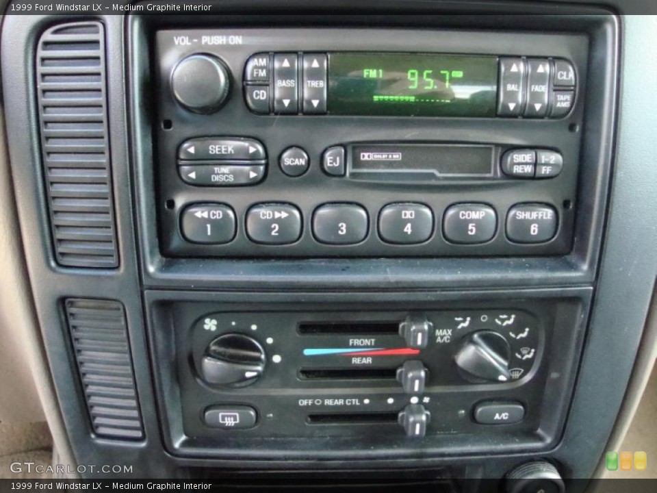 Medium Graphite Interior Controls for the 1999 Ford Windstar LX #40246898