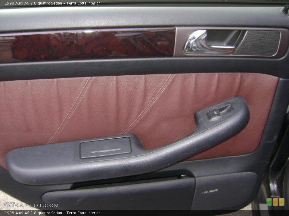 Terra Cotta Interior Door Panel for the 1998 Audi A6 2.8 quattro Sedan #40247494