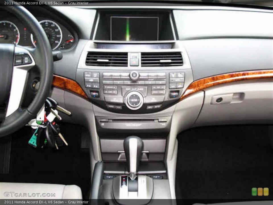 Gray Interior Controls for the 2011 Honda Accord EX-L V6 Sedan #40247618