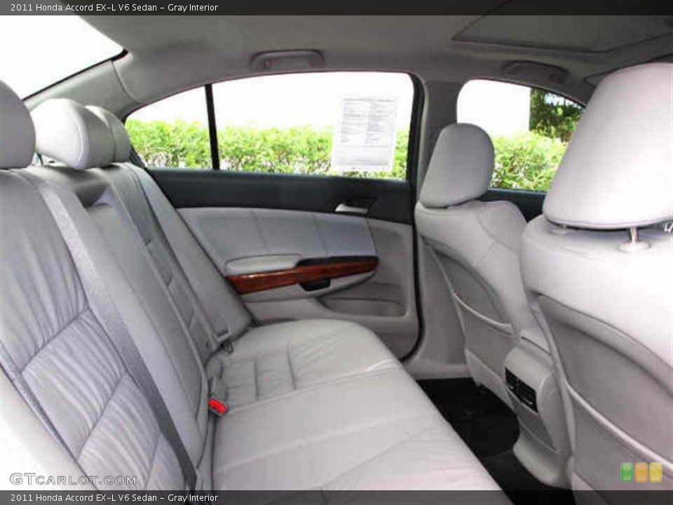 Gray Interior Photo for the 2011 Honda Accord EX-L V6 Sedan #40247662
