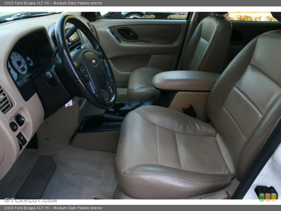 Medium Dark Pebble Interior Photo for the 2003 Ford Escape XLT V6 #40248154