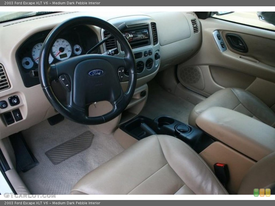 Medium Dark Pebble Interior Prime Interior for the 2003 Ford Escape XLT V6 #40248422