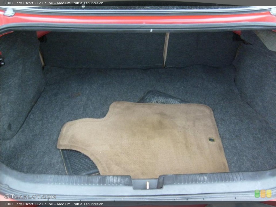 Medium Prairie Tan Interior Trunk for the 2003 Ford Escort ZX2 Coupe #40249674