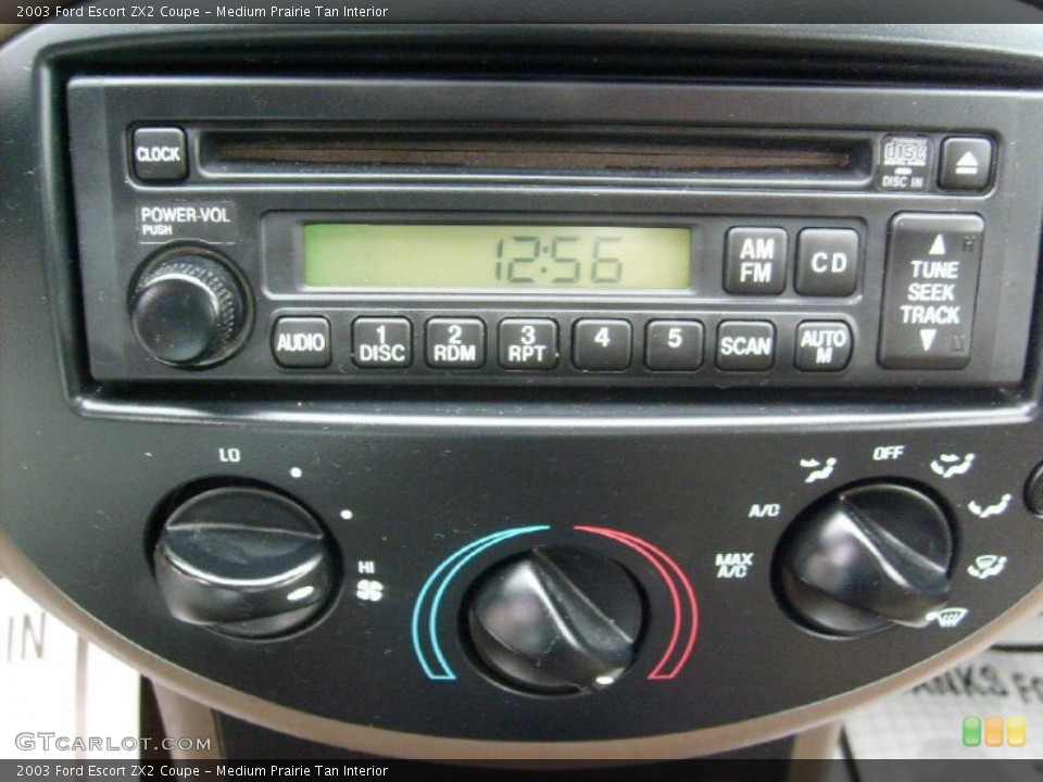 Medium Prairie Tan Interior Controls for the 2003 Ford Escort ZX2 Coupe #40249862