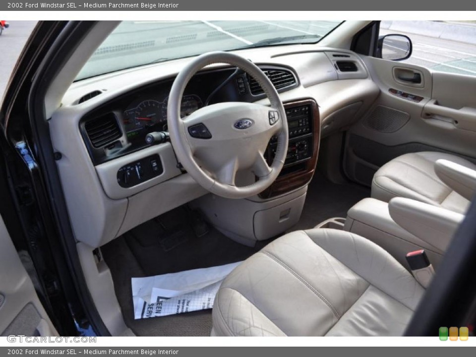 Medium Parchment Beige Interior Prime Interior for the 2002 Ford Windstar SEL #40253422
