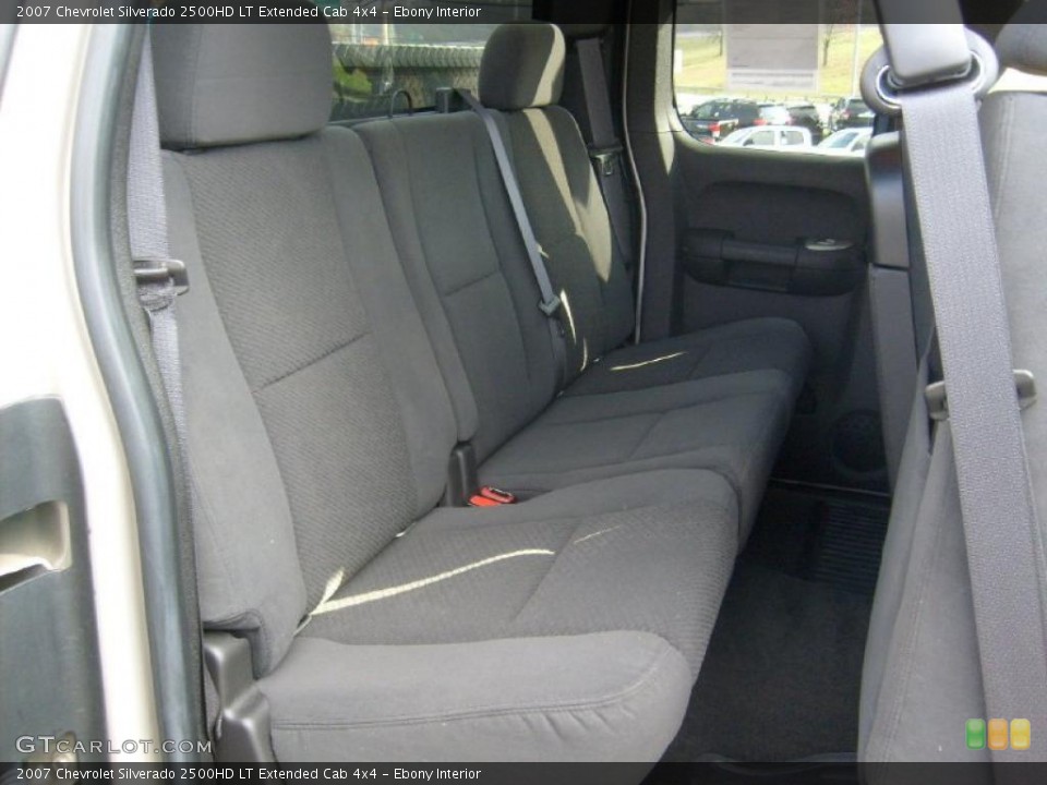 Ebony Interior Photo for the 2007 Chevrolet Silverado 2500HD LT Extended Cab 4x4 #40255894