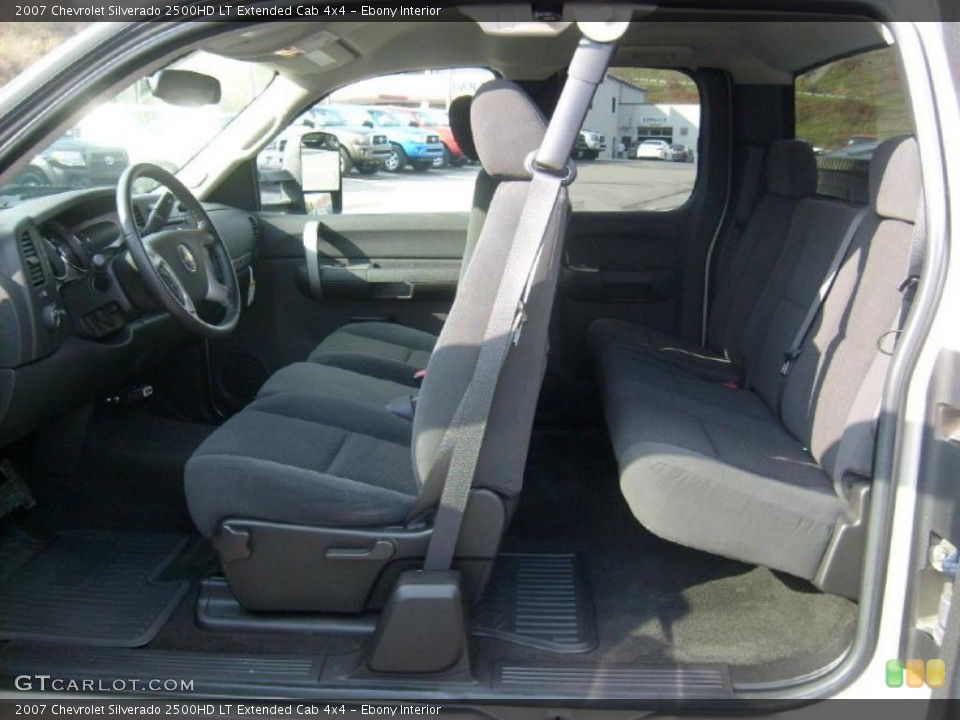 Ebony Interior Photo for the 2007 Chevrolet Silverado 2500HD LT Extended Cab 4x4 #40255942
