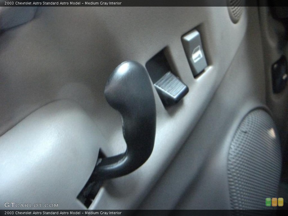 Medium Gray Interior Controls for the 2003 Chevrolet Astro  #40256182