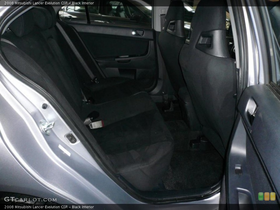 Black Interior Photo for the 2008 Mitsubishi Lancer Evolution GSR #40256262