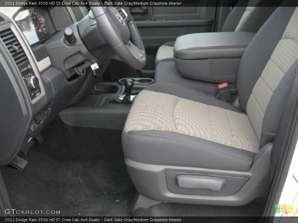 Dark Slate Gray/Medium Graystone Interior Photo for the 2011 Dodge Ram 3500 HD ST Crew Cab 4x4 Dually #40257274