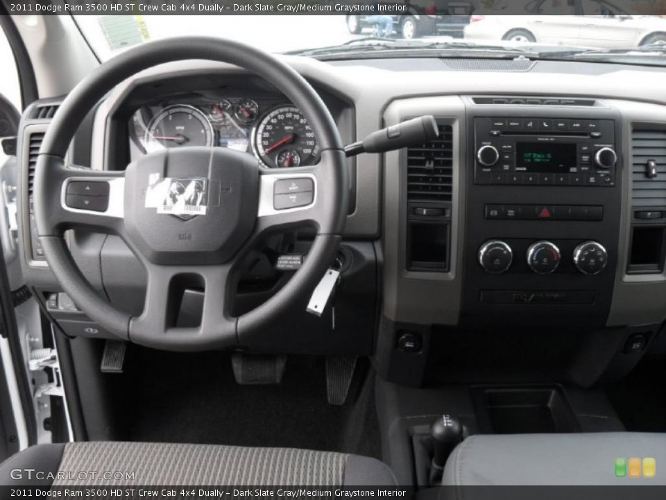 Dark Slate Gray/Medium Graystone Interior Dashboard for the 2011 Dodge Ram 3500 HD ST Crew Cab 4x4 Dually #40257382
