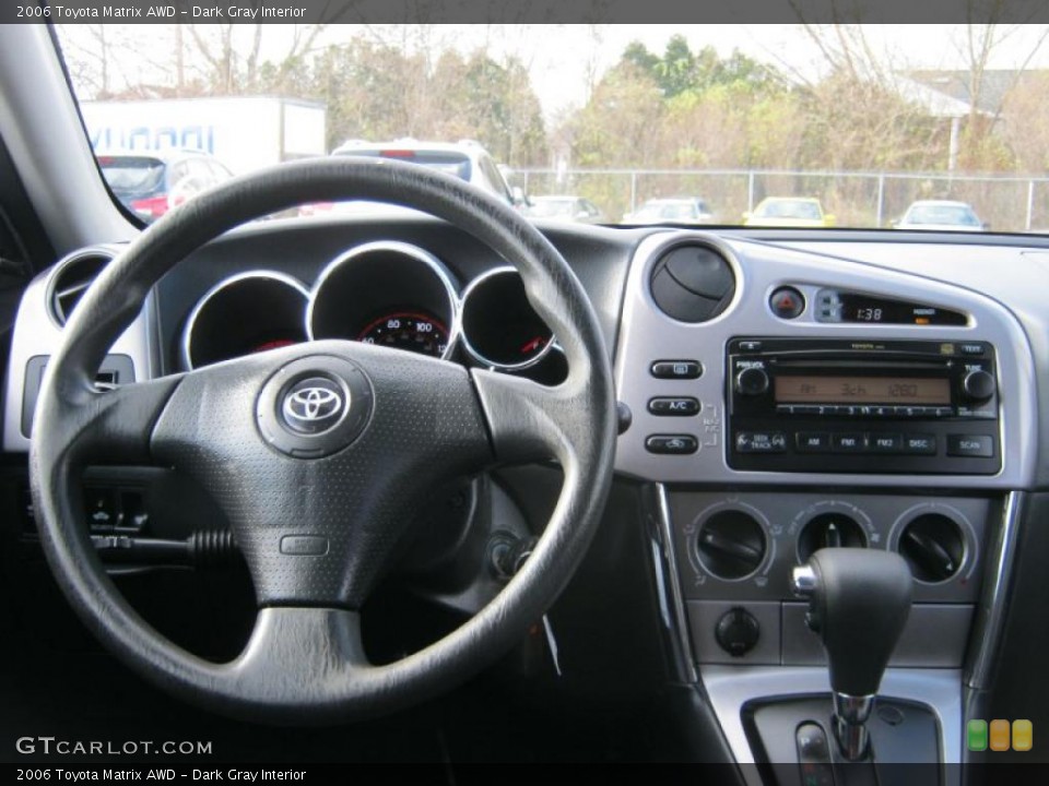 Dark Gray Interior Dashboard for the 2006 Toyota Matrix AWD #40258326