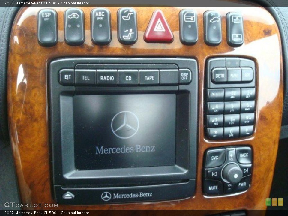 Charcoal Interior Controls for the 2002 Mercedes-Benz CL 500 #40262994
