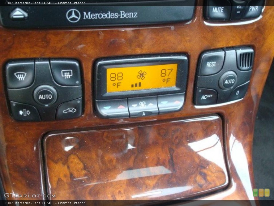 Charcoal Interior Controls for the 2002 Mercedes-Benz CL 500 #40263046