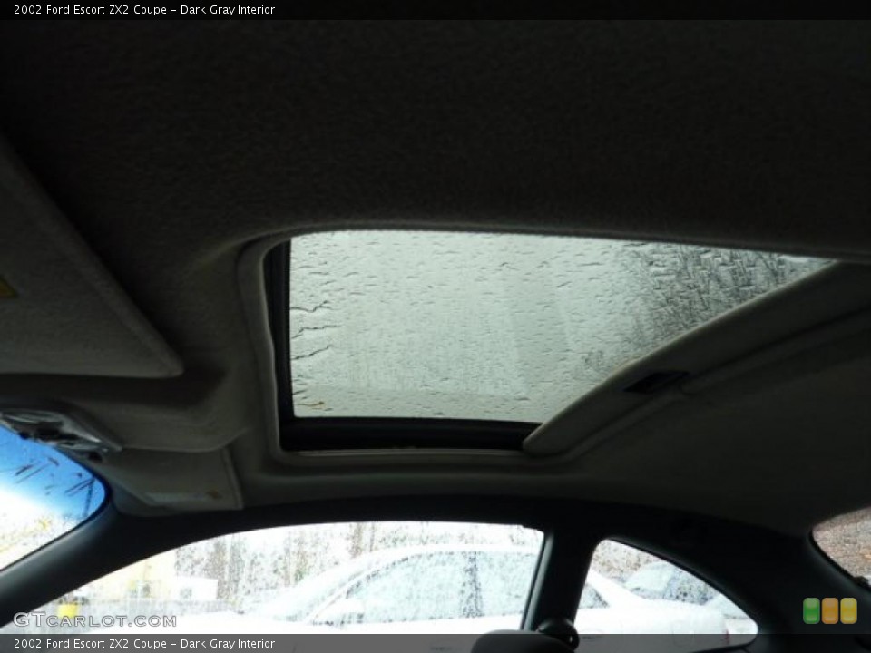 Dark Gray Interior Sunroof for the 2002 Ford Escort ZX2 Coupe #40263170