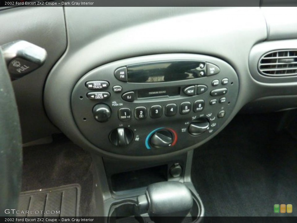 Dark Gray Interior Controls for the 2002 Ford Escort ZX2 Coupe #40263182