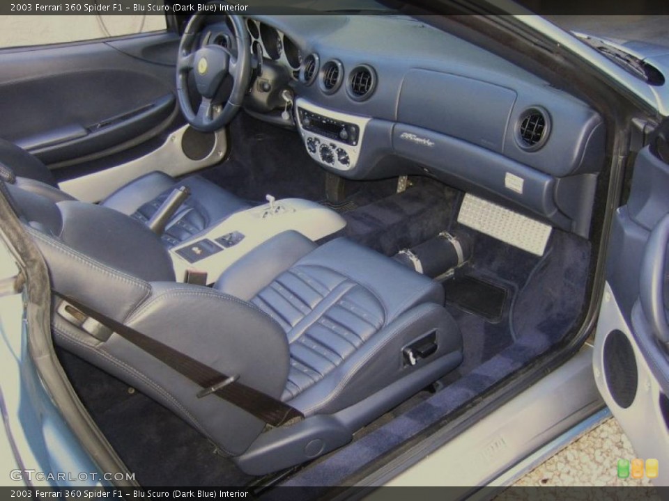 Blu Scuro (Dark Blue) Interior Dashboard for the 2003 Ferrari 360 Spider F1 #40264490