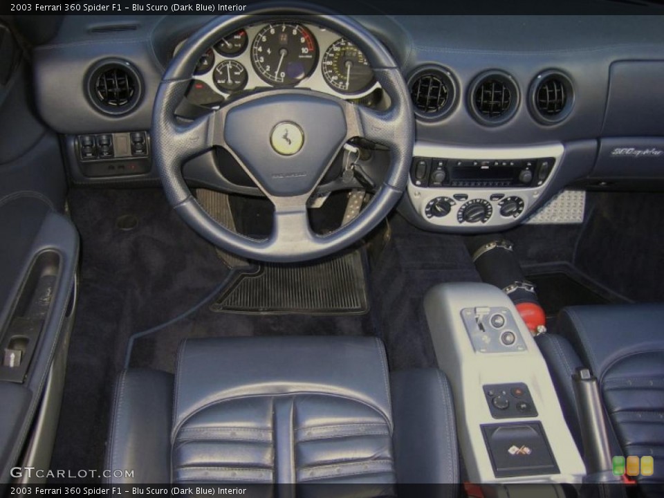 Blu Scuro (Dark Blue) Interior Dashboard for the 2003 Ferrari 360 Spider F1 #40264506