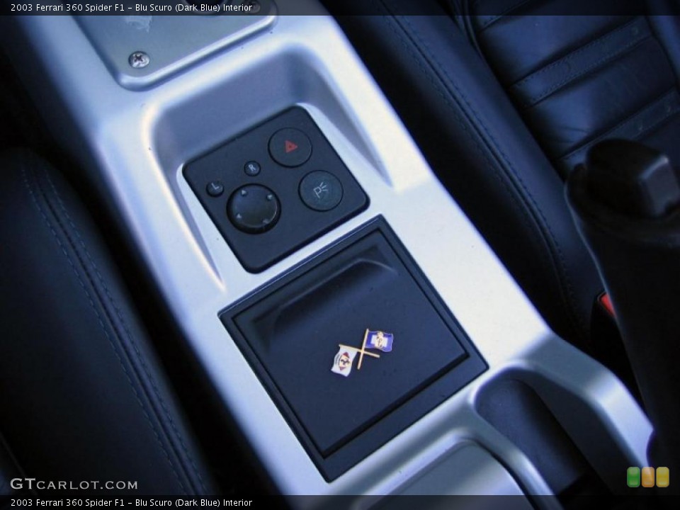 Blu Scuro (Dark Blue) Interior Controls for the 2003 Ferrari 360 Spider F1 #40264674
